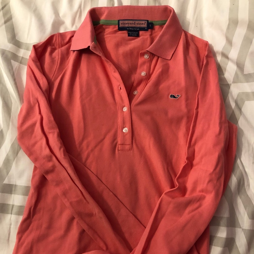 VV long sleeve polo